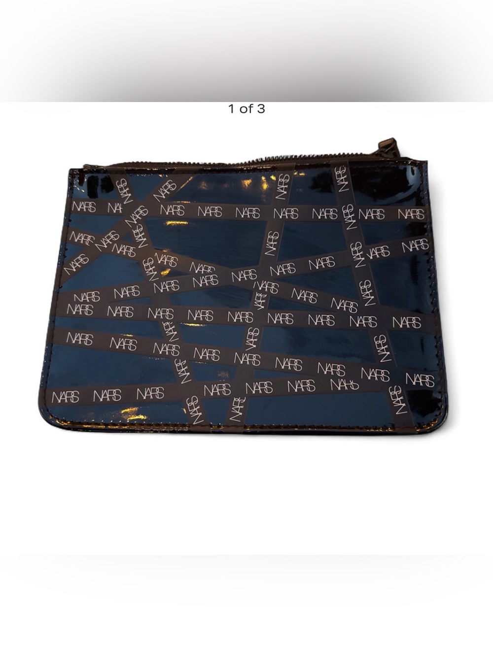 NARS Navy Patent Logo Toiletry Pouch